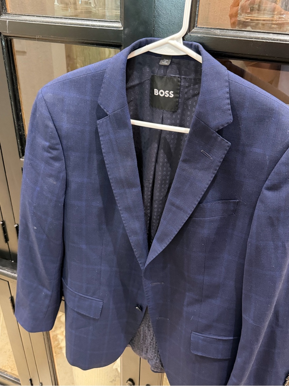 BOSS Navy Blue Men's Blazer 36R